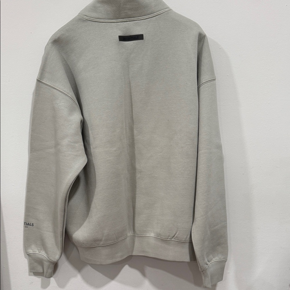 Essentials Light Gray High-Collar Sweatshirt - image 6